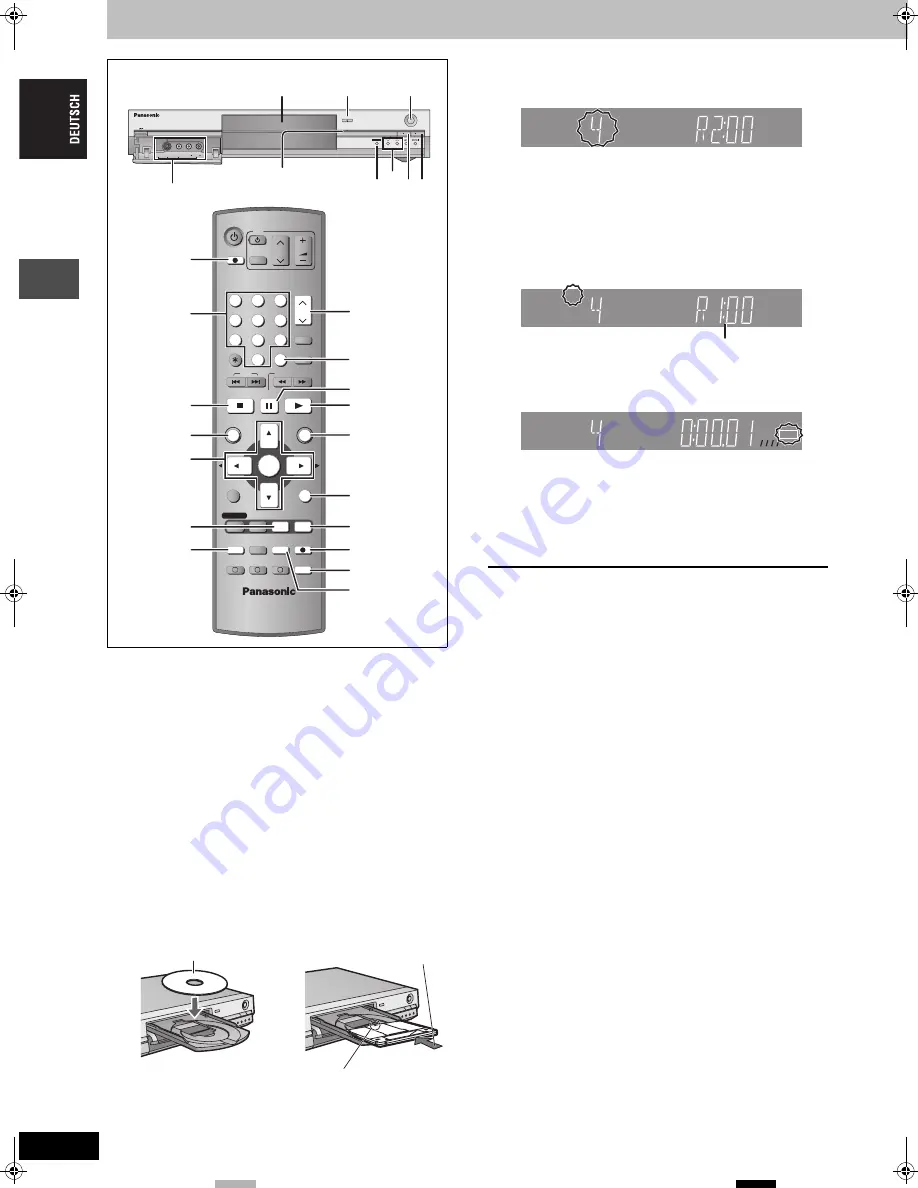 Panasonic DMR-E53 Diga (German) Bedienungsanleitung Download Page 16