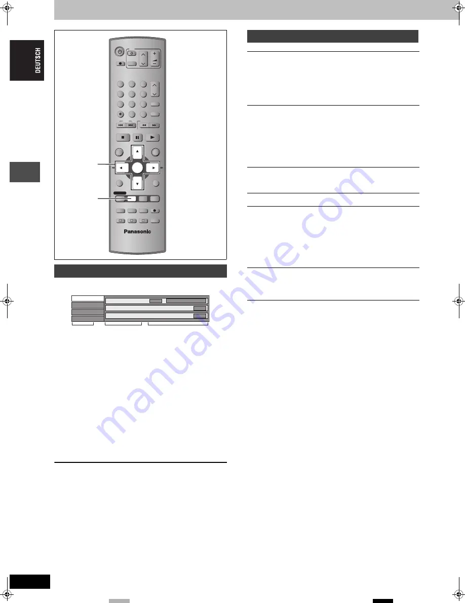 Panasonic DMR-E53 Diga (German) Bedienungsanleitung Download Page 26