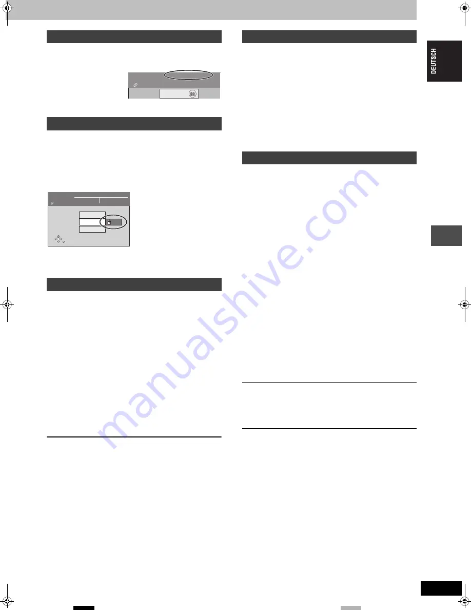 Panasonic DMR-E53 Diga (German) Bedienungsanleitung Download Page 33