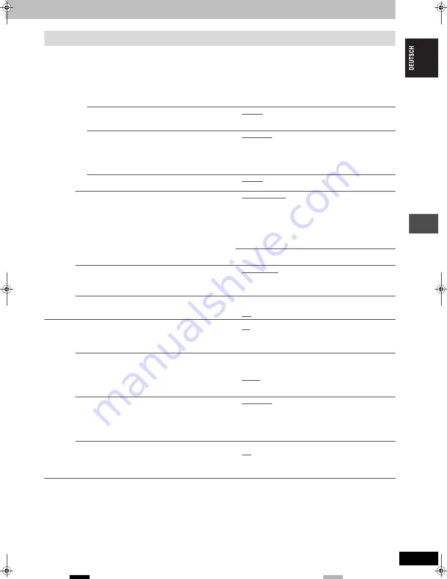 Panasonic DMR-E53 Diga (German) Bedienungsanleitung Download Page 37