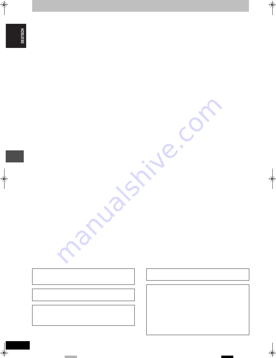 Panasonic DMR-E53 Diga (German) Bedienungsanleitung Download Page 50