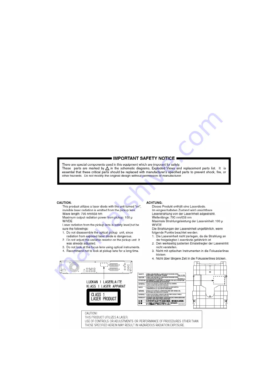 Panasonic DMR-E85HEP Service Manual Download Page 5