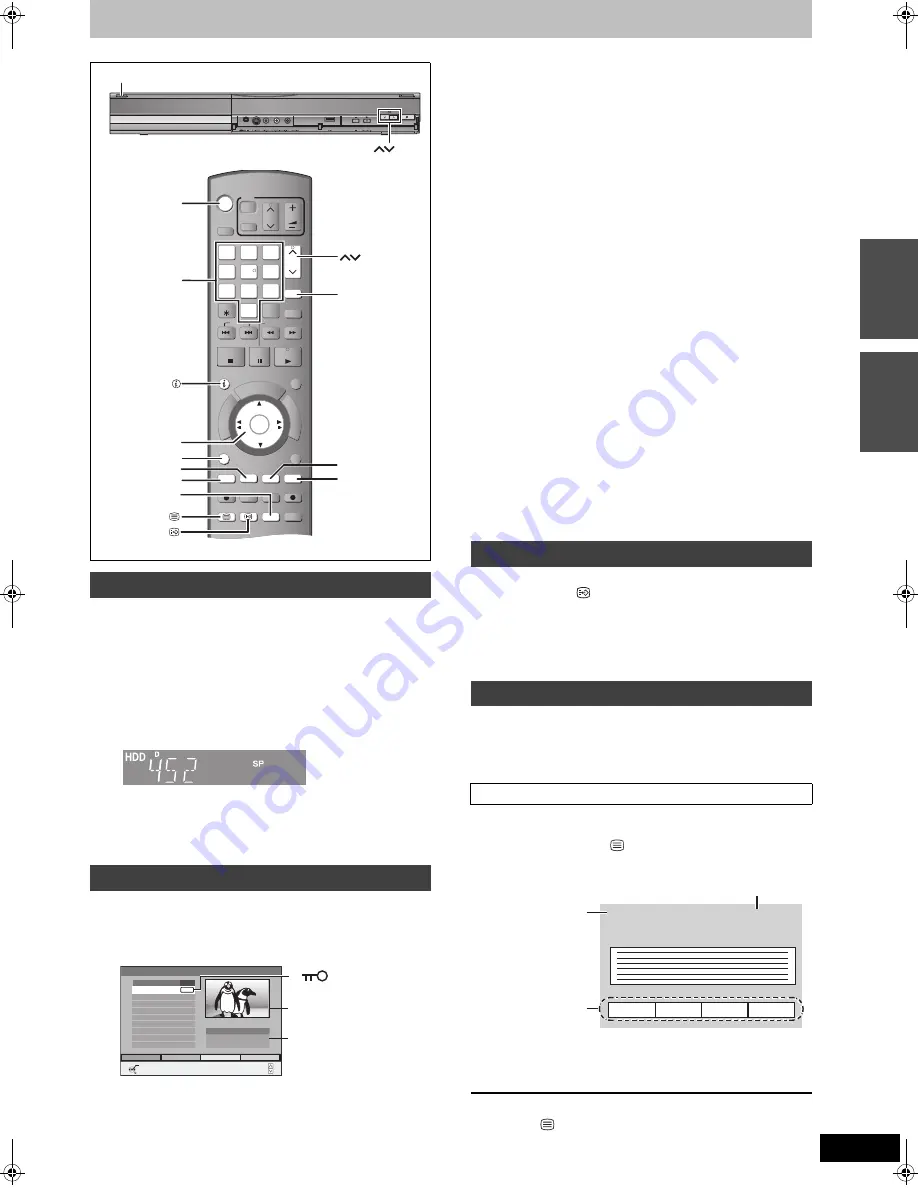 Panasonic DMR-EX71S Operating Instructions Manual Download Page 15