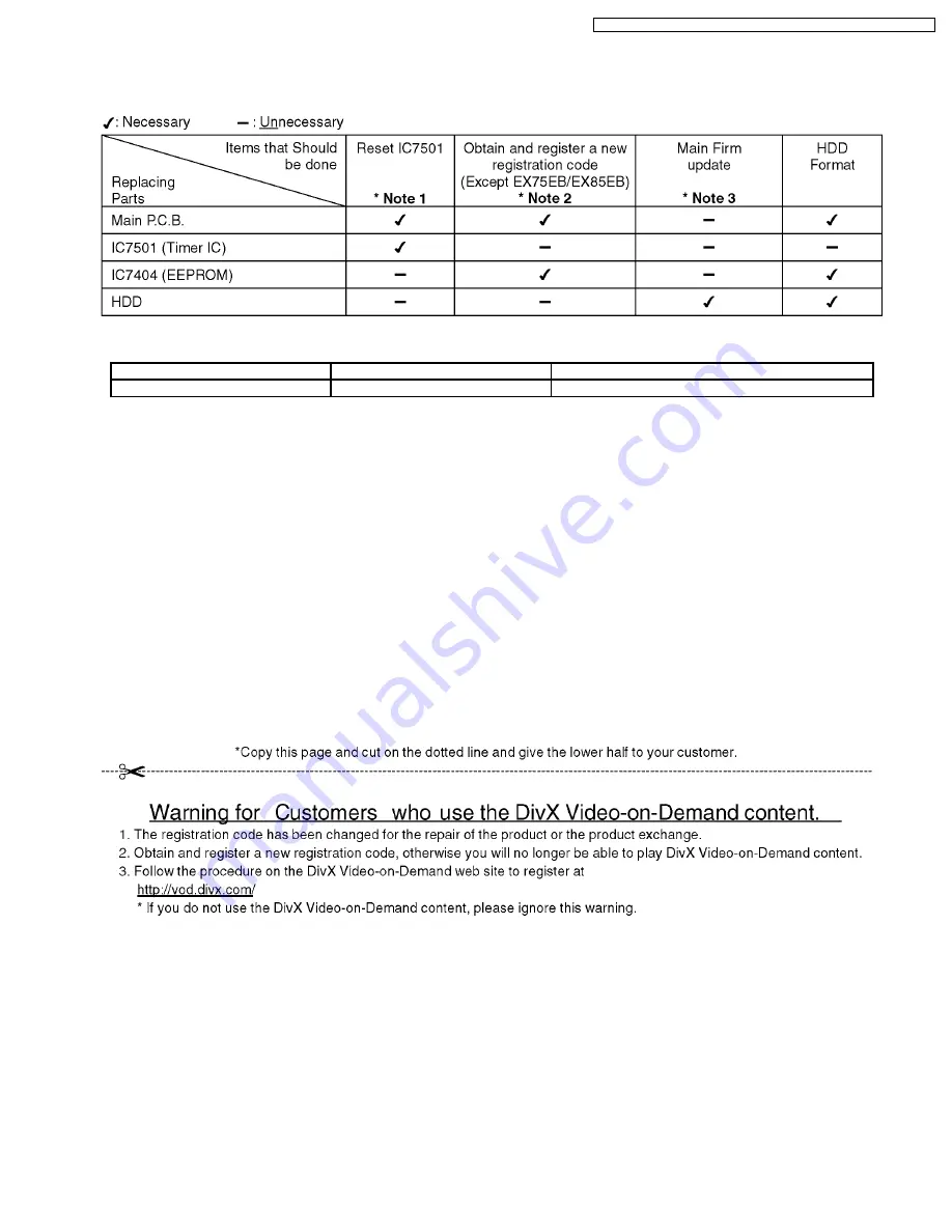 Panasonic DMR-EX85EC Service Manual Download Page 45