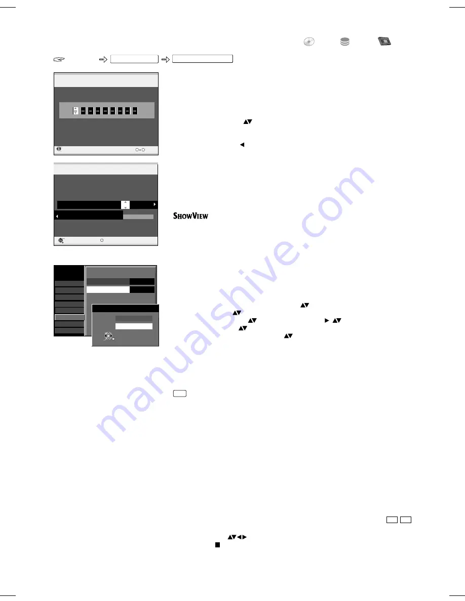 Panasonic DMR-EX95V Operating Instructions Manual Download Page 52