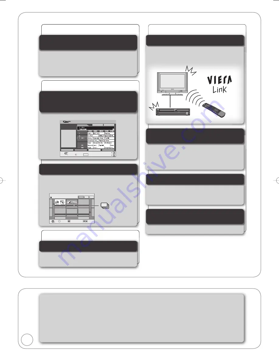 Panasonic DMR-EX98VEB Operating Instructions Manual Download Page 2