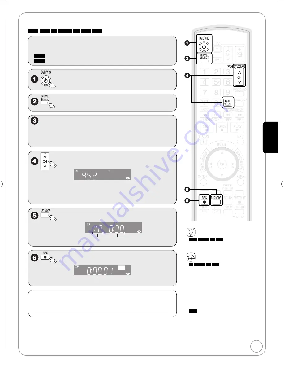 Panasonic DMR-EX98VEB Operating Instructions Manual Download Page 21