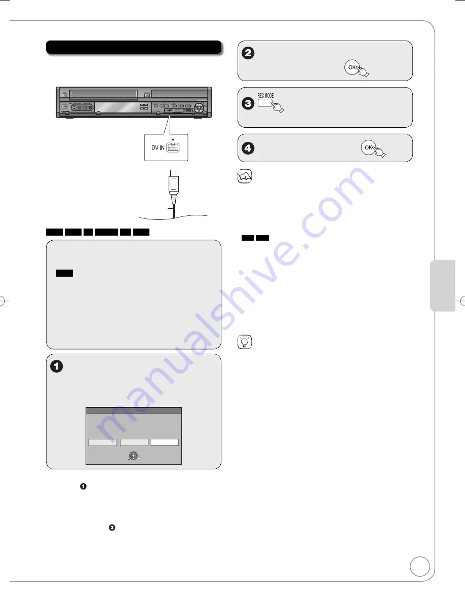 Panasonic DMR-EX98VEB Operating Instructions Manual Download Page 33