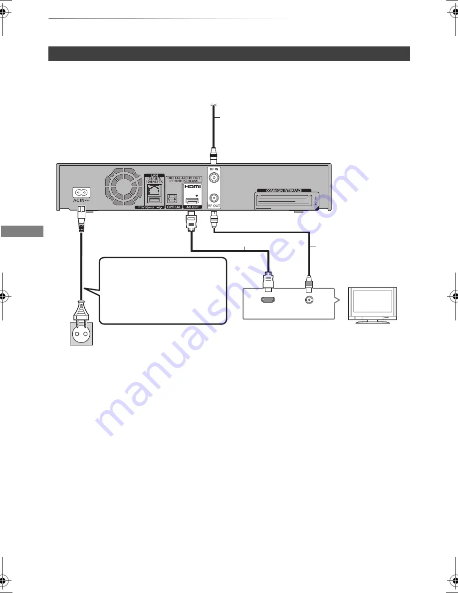 Panasonic DMR-HCT130 Operating Instructions Manual Download Page 14