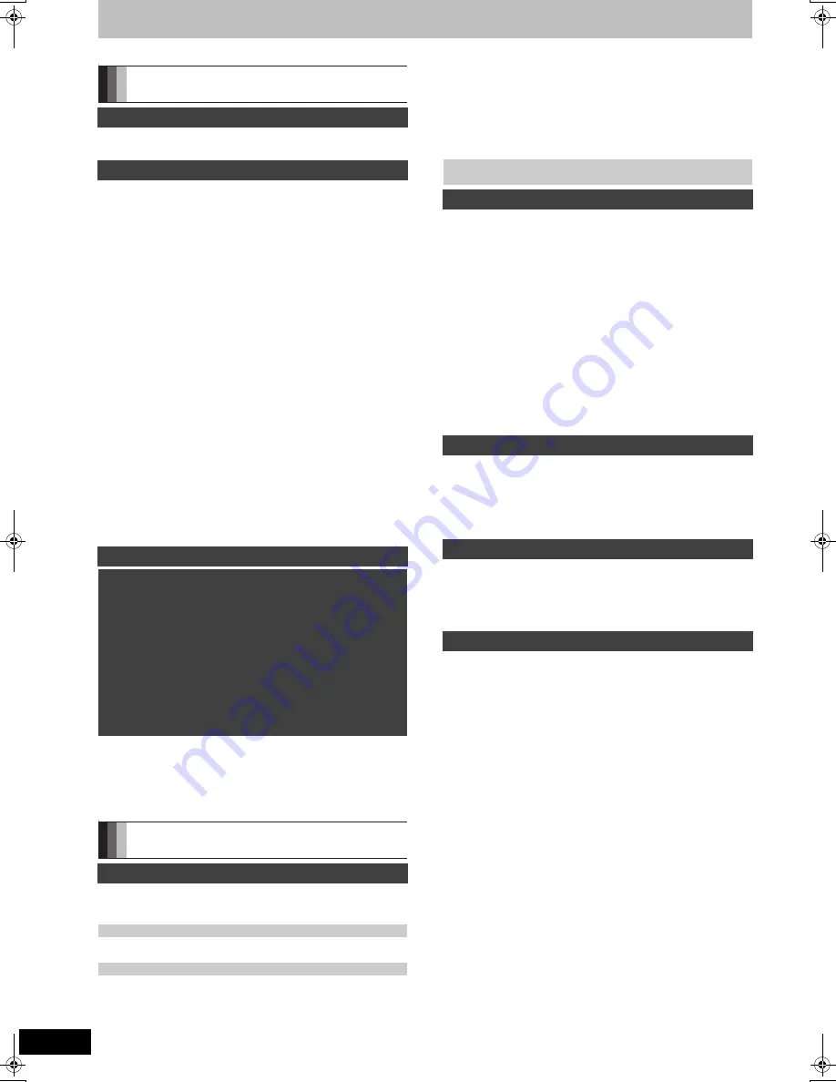 Panasonic DMR-XS350 Operating Instructions Manual Download Page 4