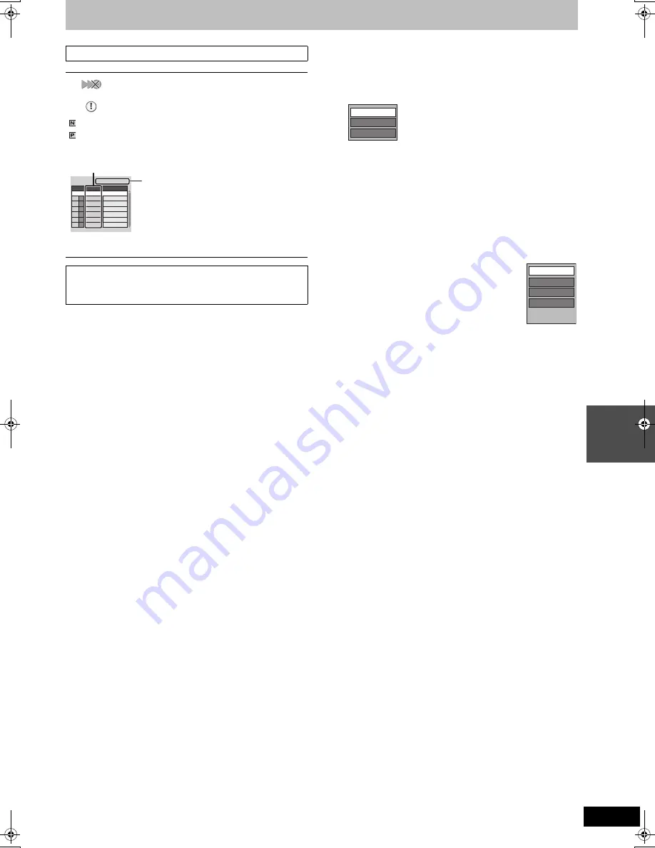 Panasonic DMRBS750 - BLU-RAY DISC RECORDER Operating Instructions Manual Download Page 57