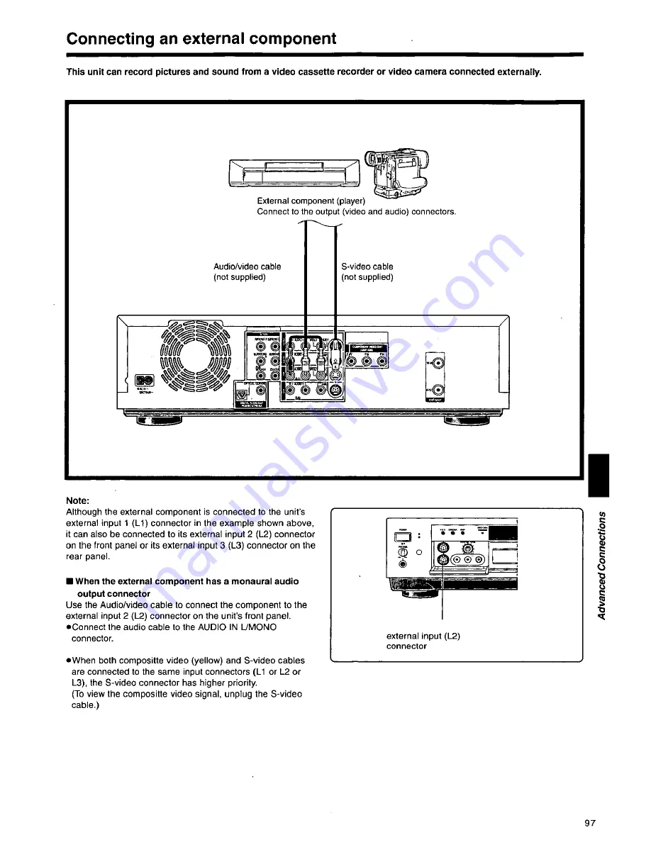 Panasonic DMRE10 - DVD VIDEO RECORDER Скачать руководство пользователя страница 97