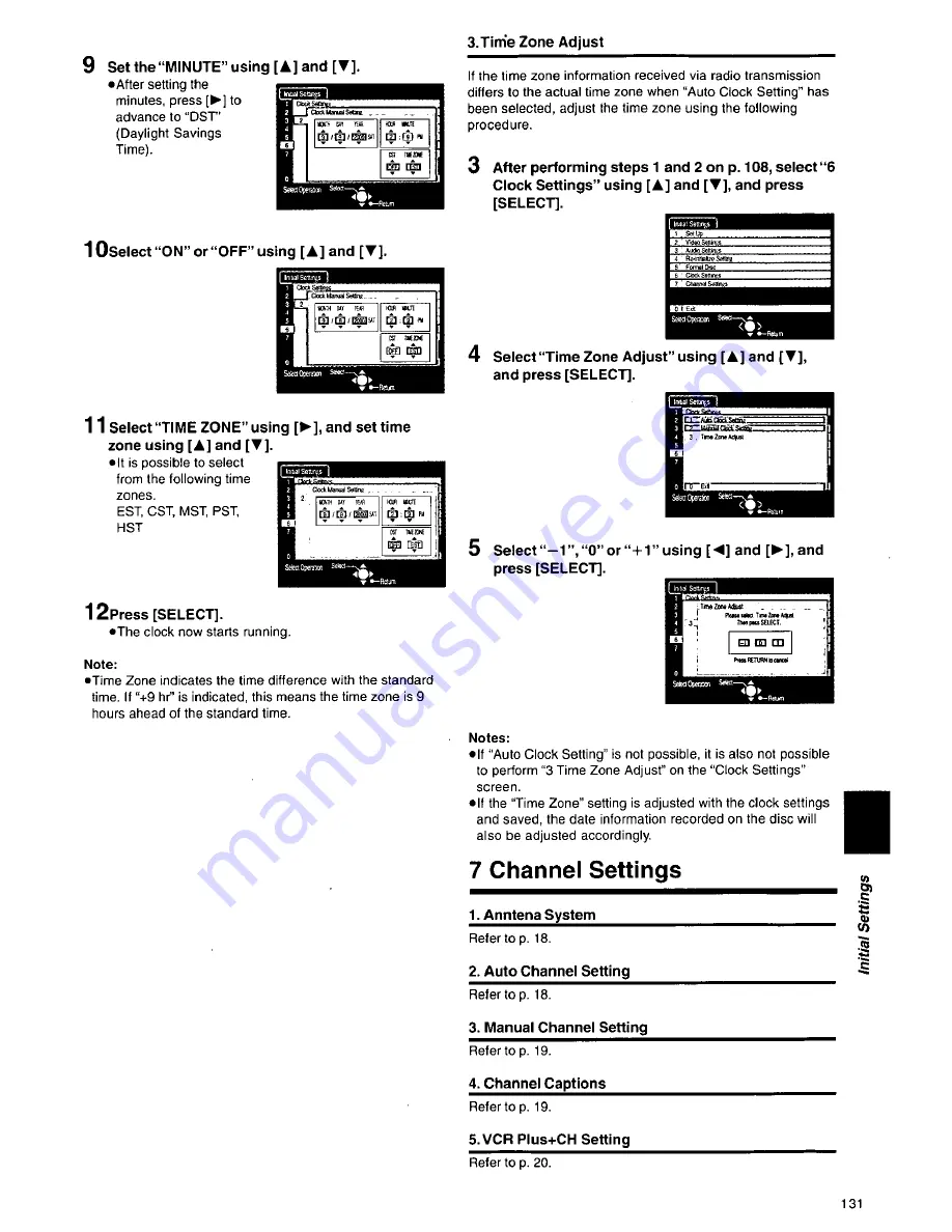 Panasonic DMRE10 - DVD VIDEO RECORDER Operating Instructions Manual Download Page 131