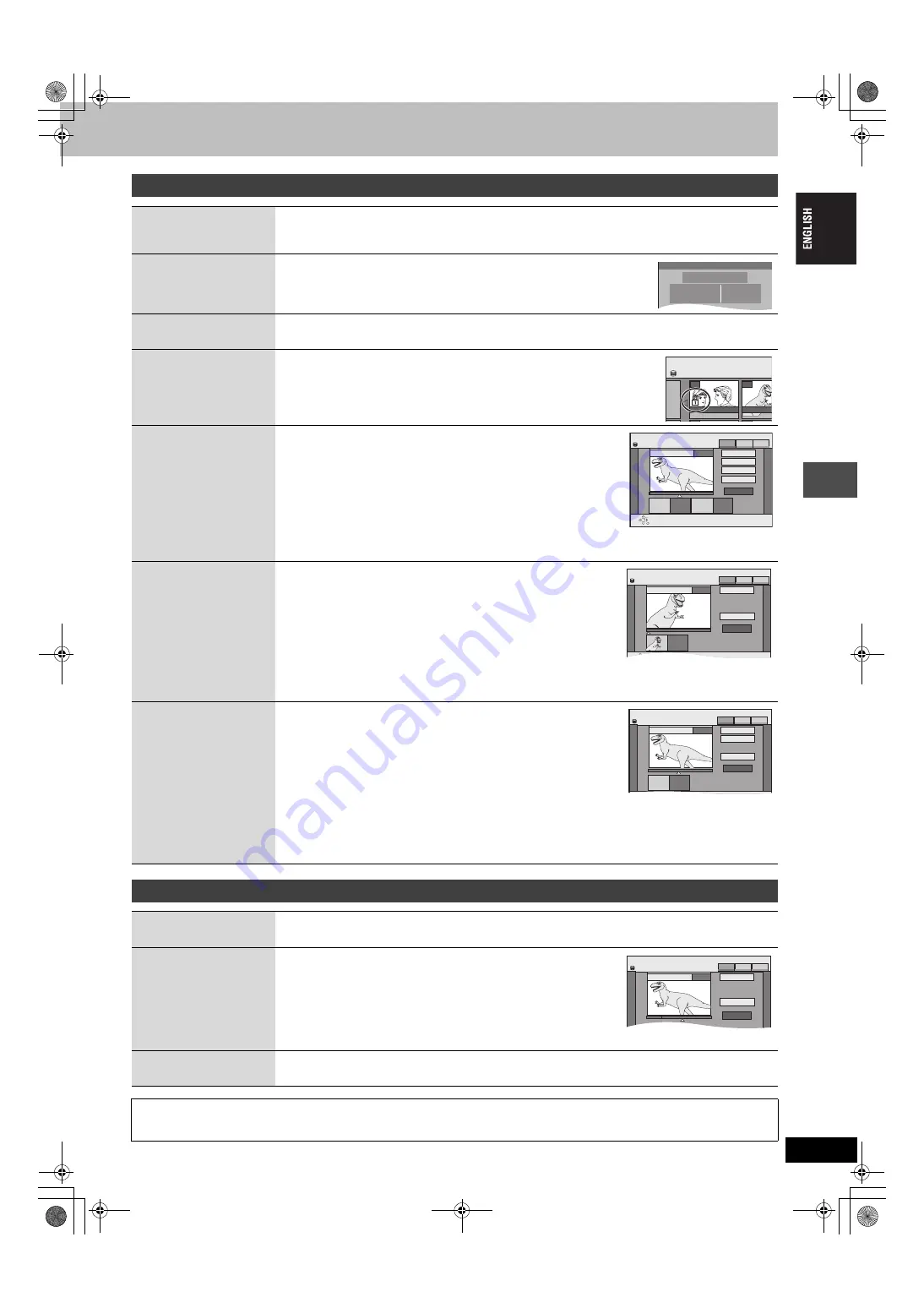 Panasonic DMRE500H - DVD RECORDER DECK Operating Instructions Manual Download Page 41