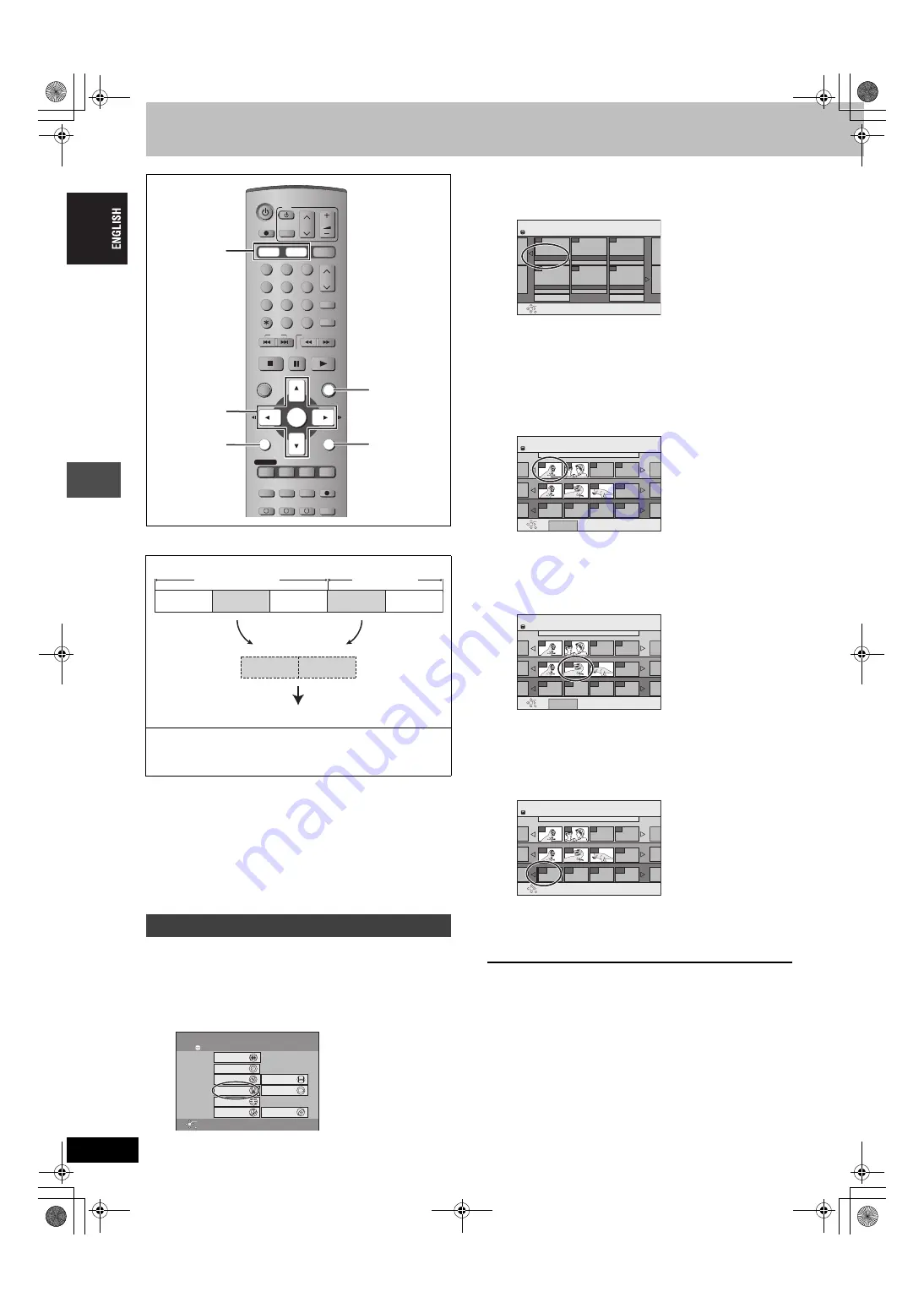 Panasonic DMRE500H - DVD RECORDER DECK Operating Instructions Manual Download Page 42