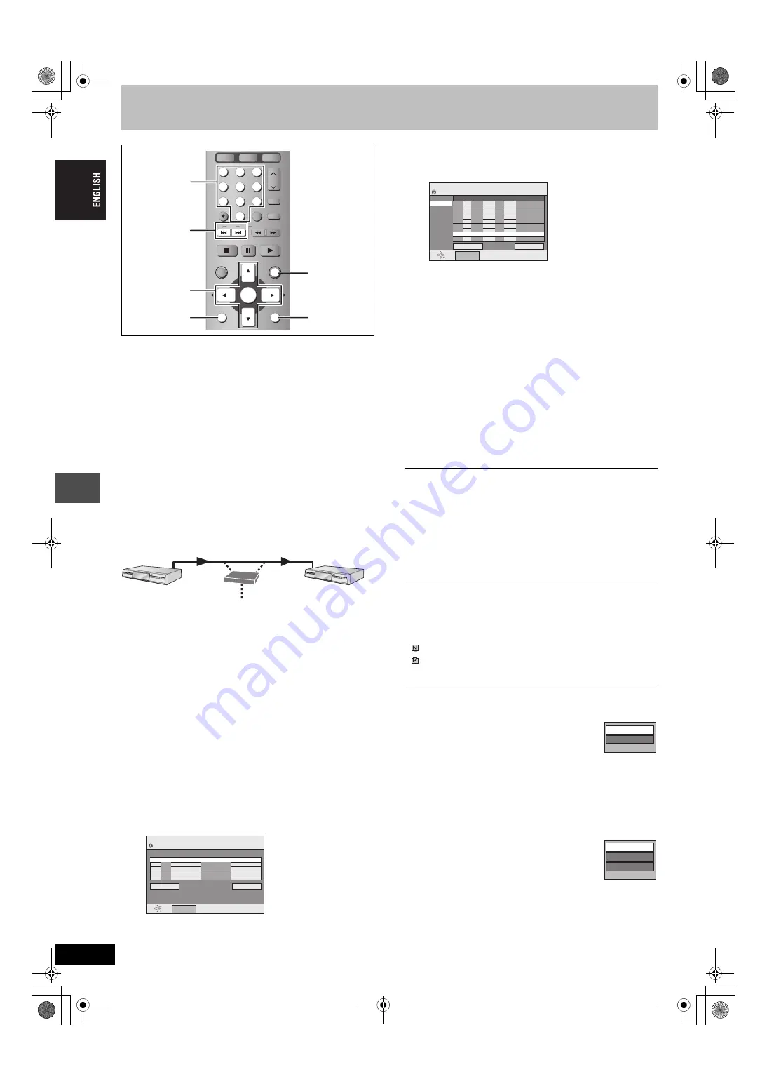 Panasonic DMRE500H - DVD RECORDER DECK Operating Instructions Manual Download Page 58