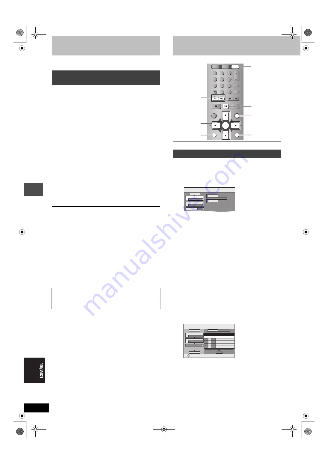 Panasonic DMRE500H - DVD RECORDER DECK Operating Instructions Manual Download Page 132