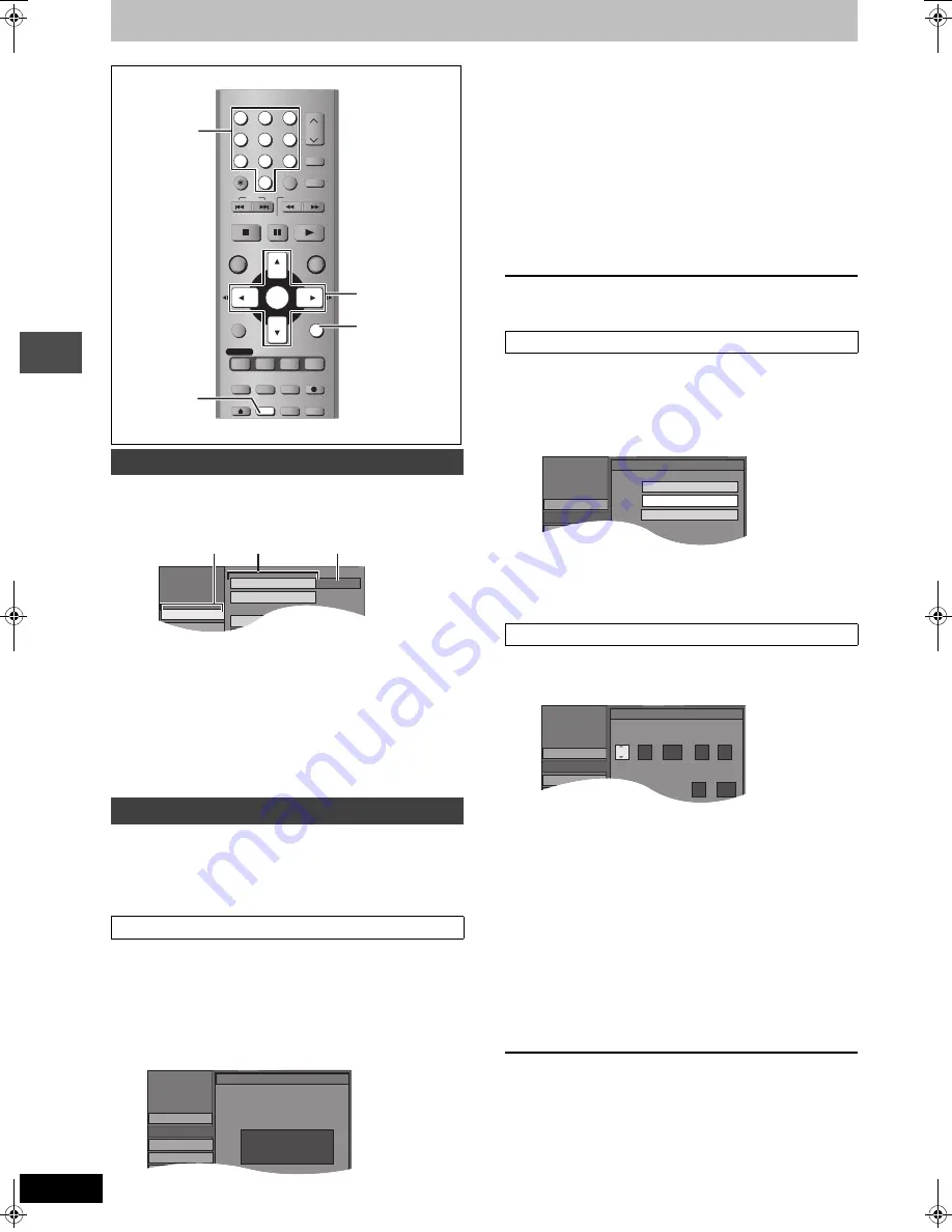 Panasonic DMRE55P Operating Instructions Manual Download Page 38