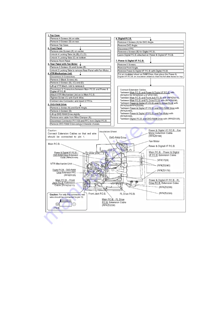 Panasonic DMRE75VP Service Manual Download Page 68