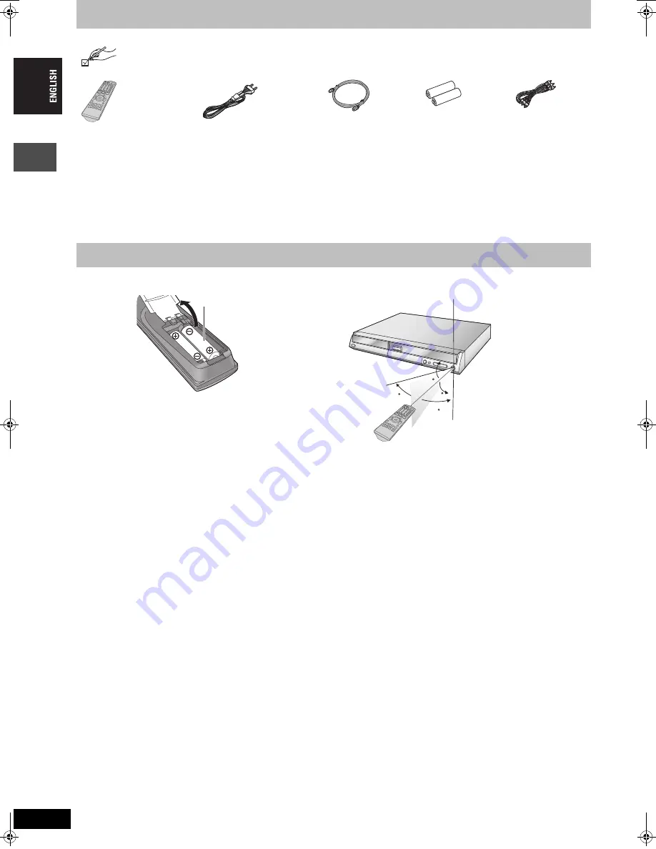 Panasonic DMREH60 - DVD RECORDER DECK Operating Instructions Manual Download Page 8