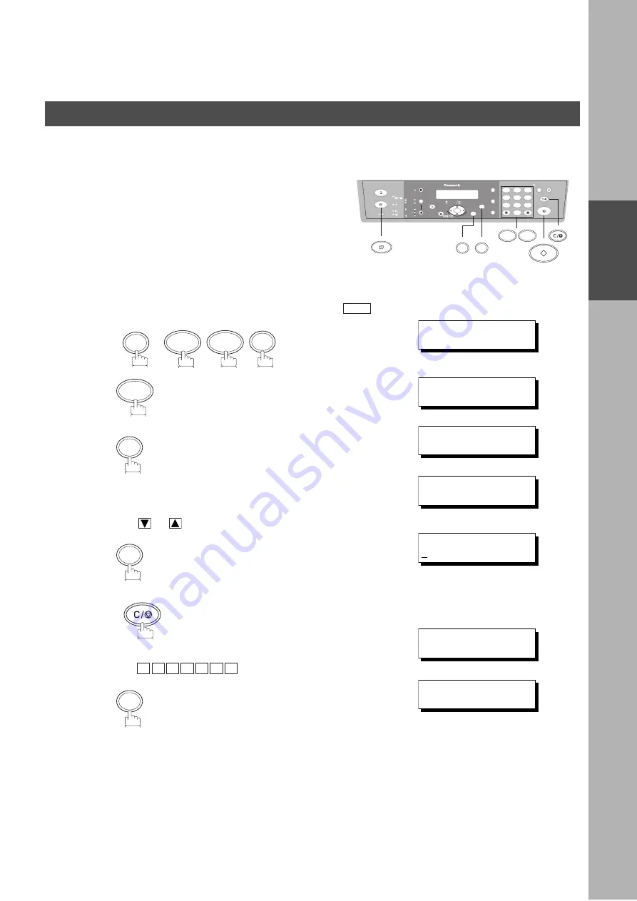 Panasonic DP-135FP Operating Instructions Manual Download Page 27