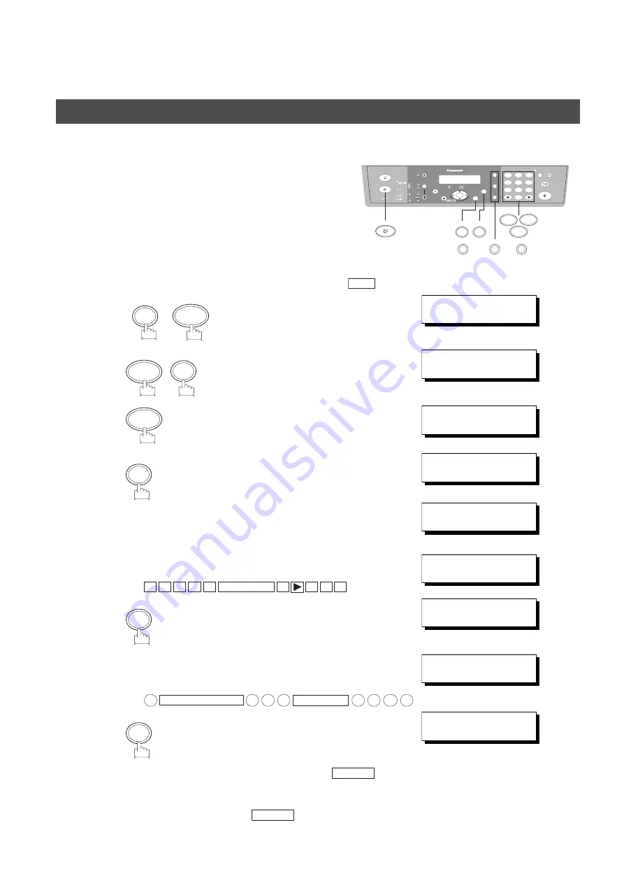 Panasonic DP-135FP Operating Instructions Manual Download Page 30