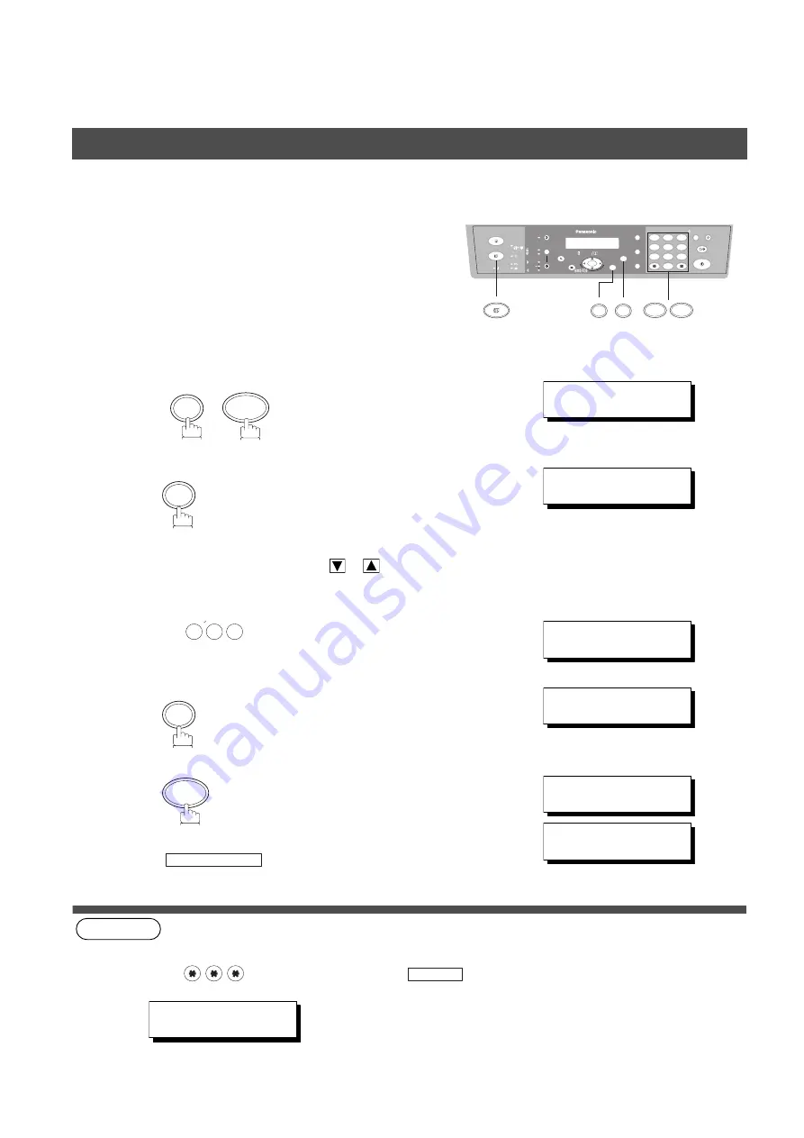 Panasonic DP-135FP Operating Instructions Manual Download Page 66