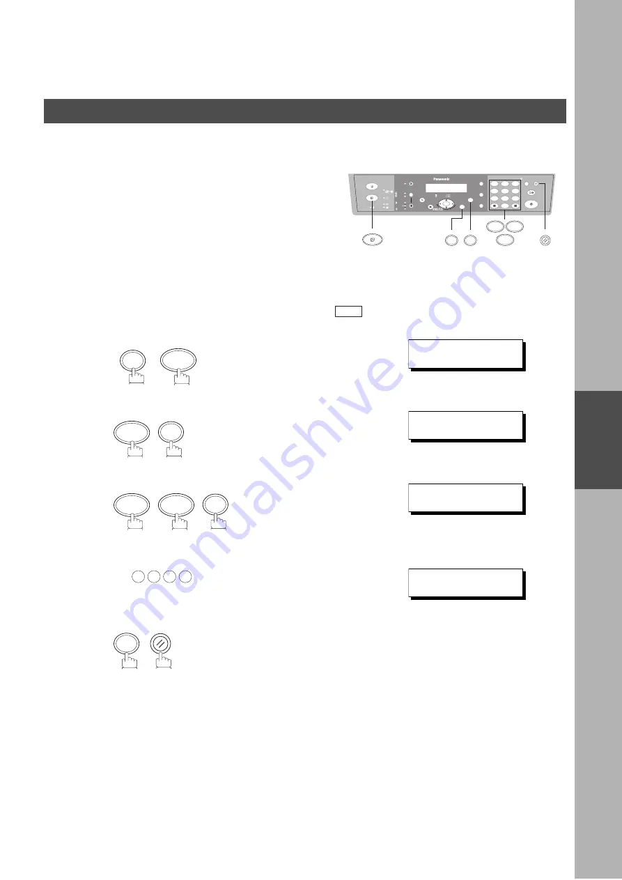 Panasonic DP-135FP Operating Instructions Manual Download Page 67