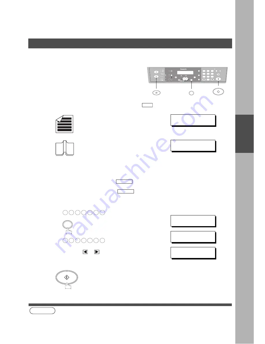 Panasonic DP-150FP Operating Instructions Manual Download Page 51