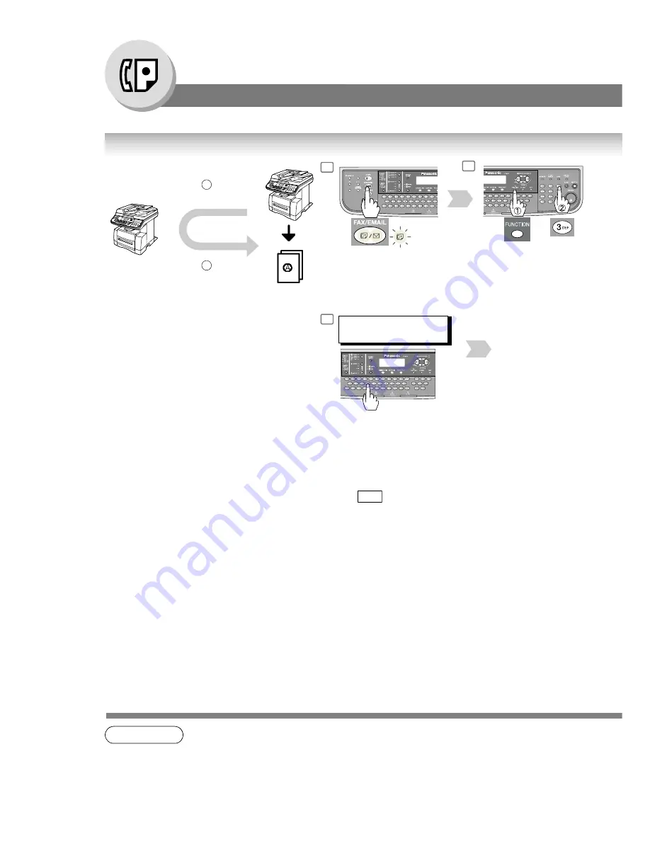 Panasonic DP-180 Operating Instructions Manual Download Page 34