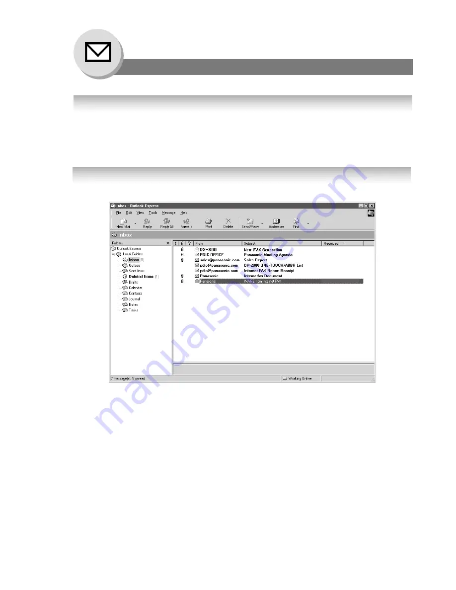 Panasonic DP-190 Operating Instructions Manual Download Page 62