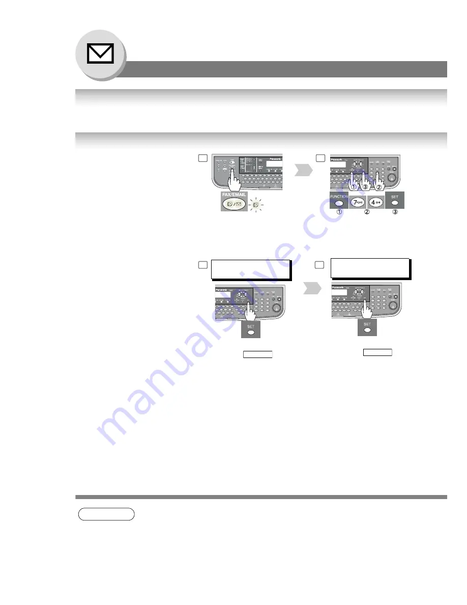 Panasonic DP-190 Operating Instructions Manual Download Page 64