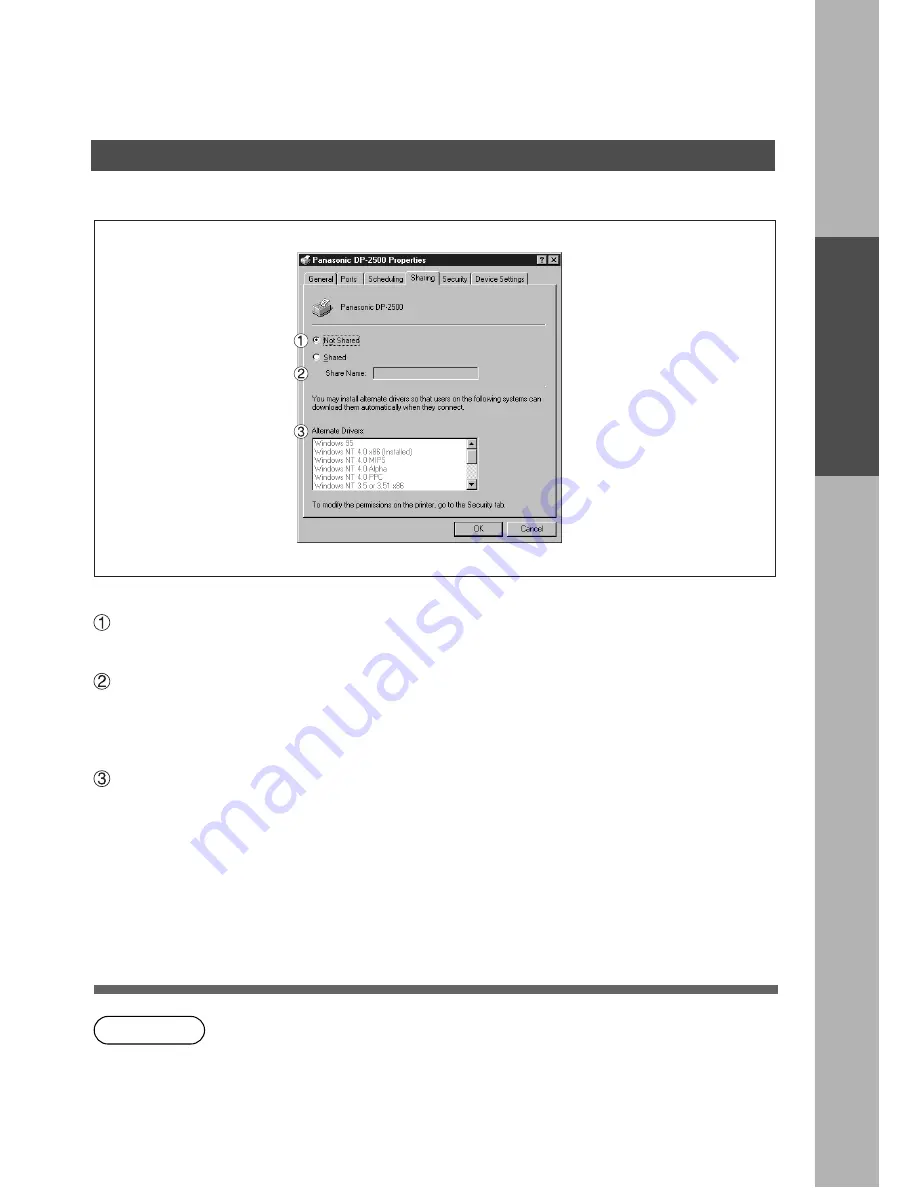 Panasonic DP-2000 Operating Instructions Manual Download Page 39