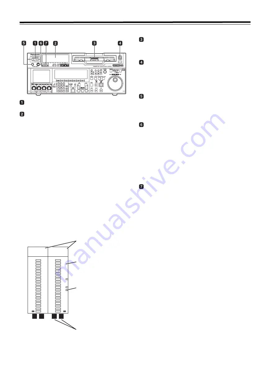 Panasonic DVCPRO HD AJ-HD1800E Operating Instructions Manual Download Page 10