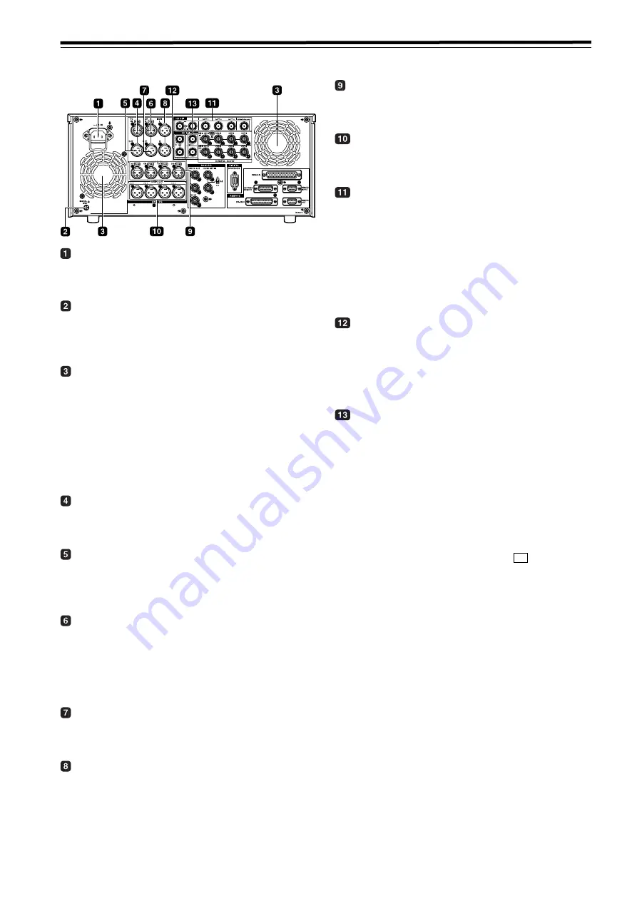 Panasonic DVCPRO HD AJ-HD1800E Operating Instructions Manual Download Page 19