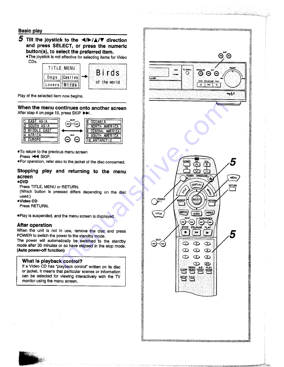 Panasonic DVD-A350A Operating Instructions Manual Download Page 16