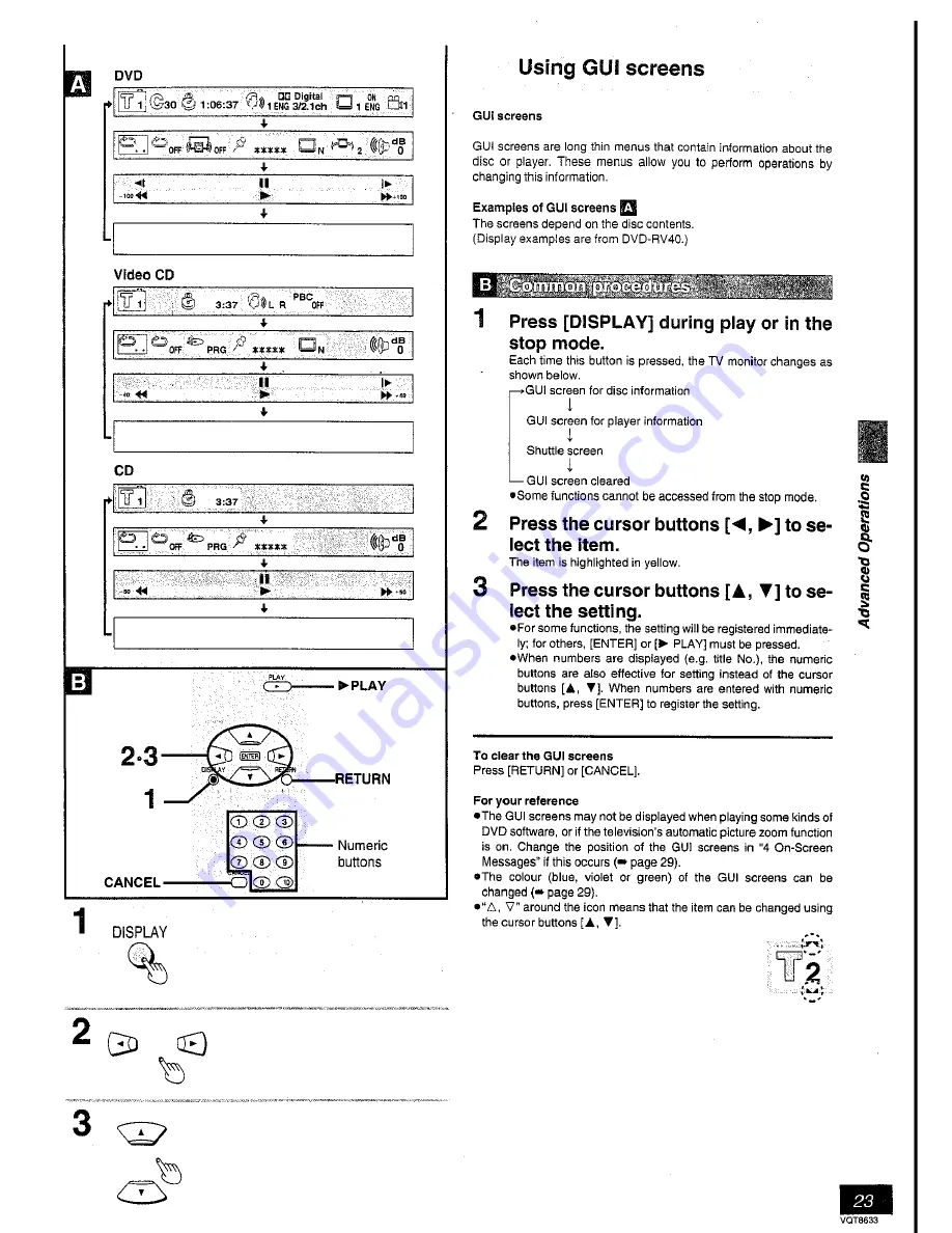 Panasonic DVD-RV40 Скачать руководство пользователя страница 23