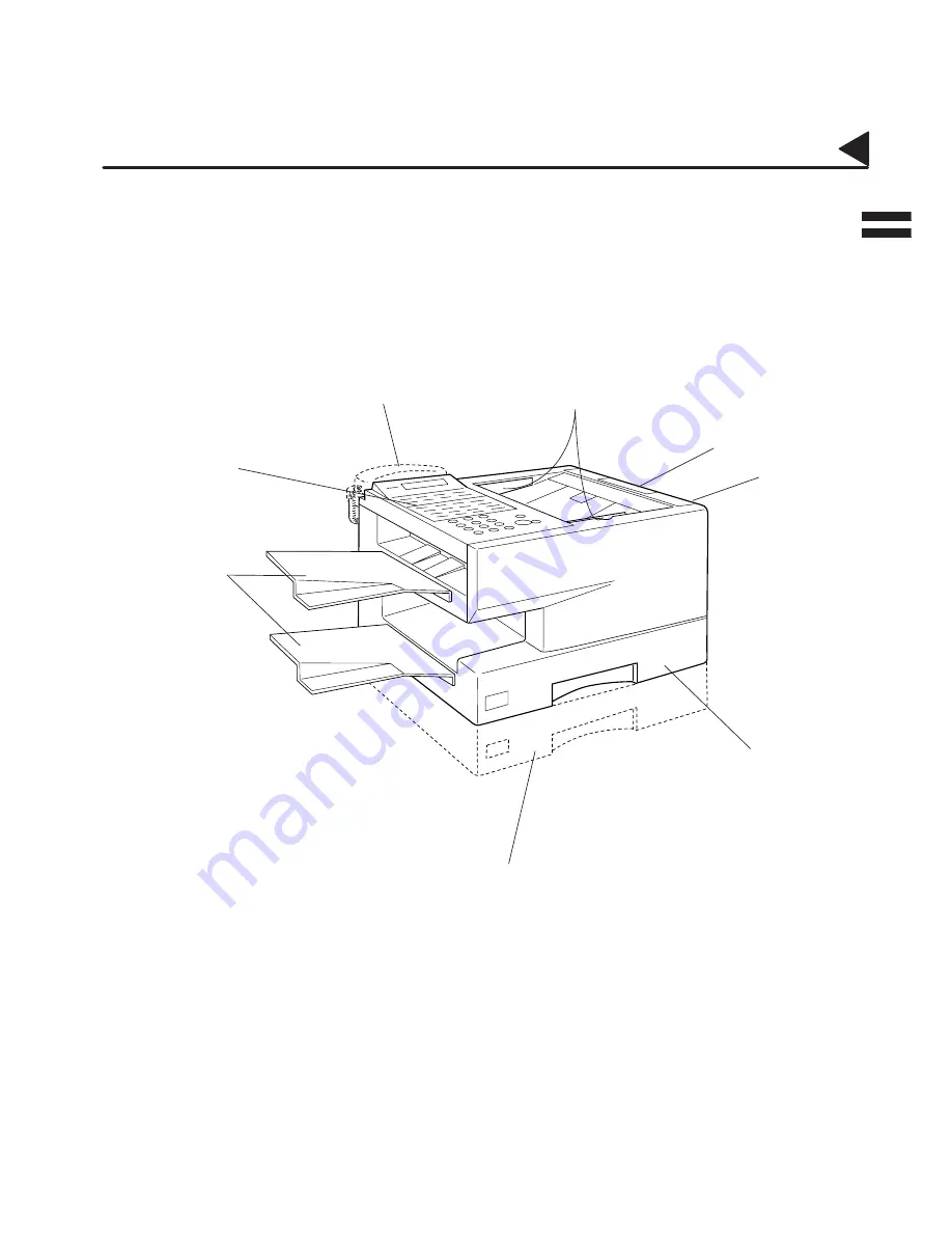 Panasonic DX 1000 - PanaFax B/W Laser Printer User Manual Download Page 13