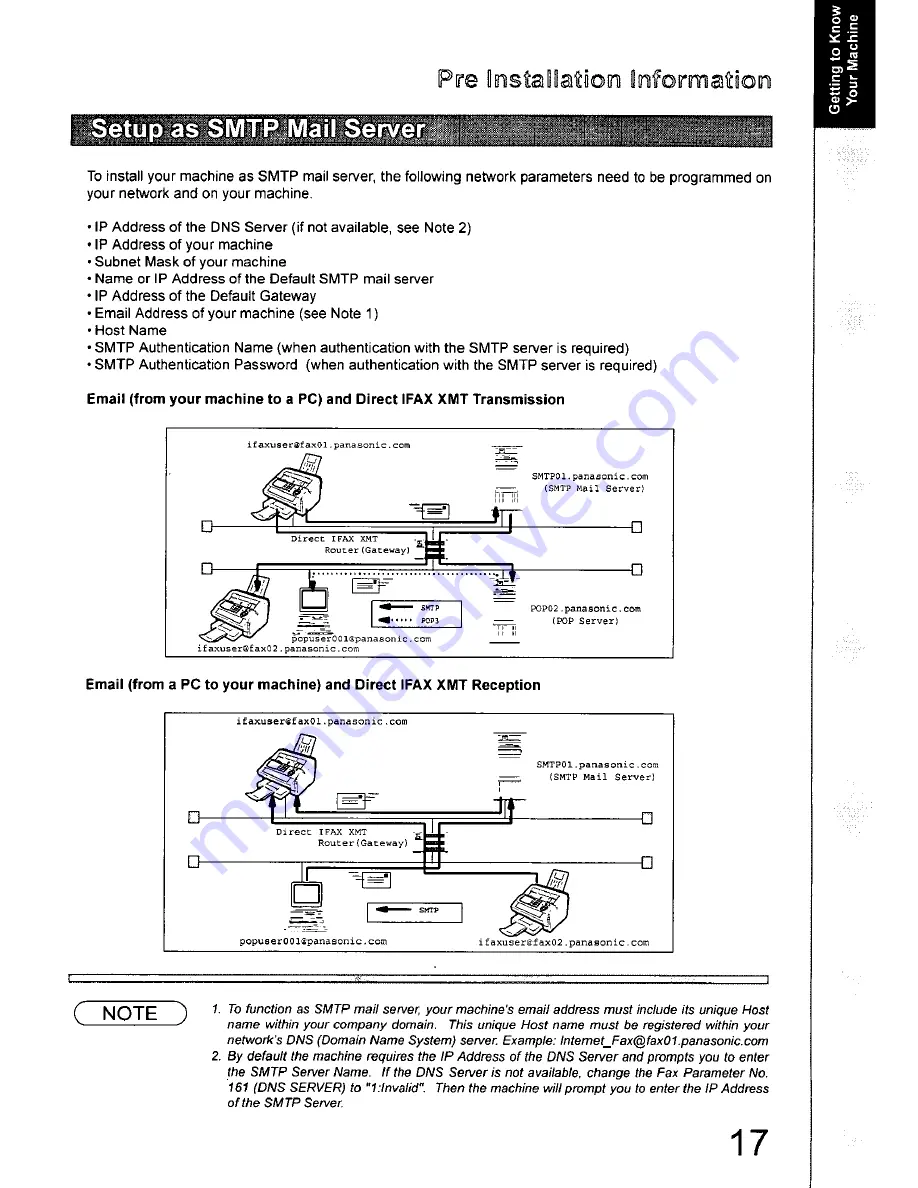 Panasonic DX-800AU Operating Instructions Manual Download Page 17