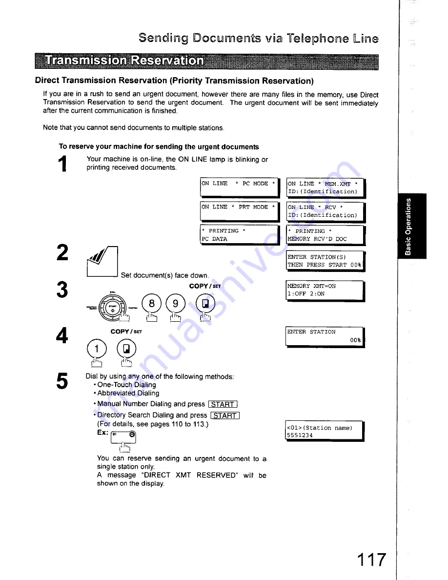 Panasonic DX-800AU Скачать руководство пользователя страница 117