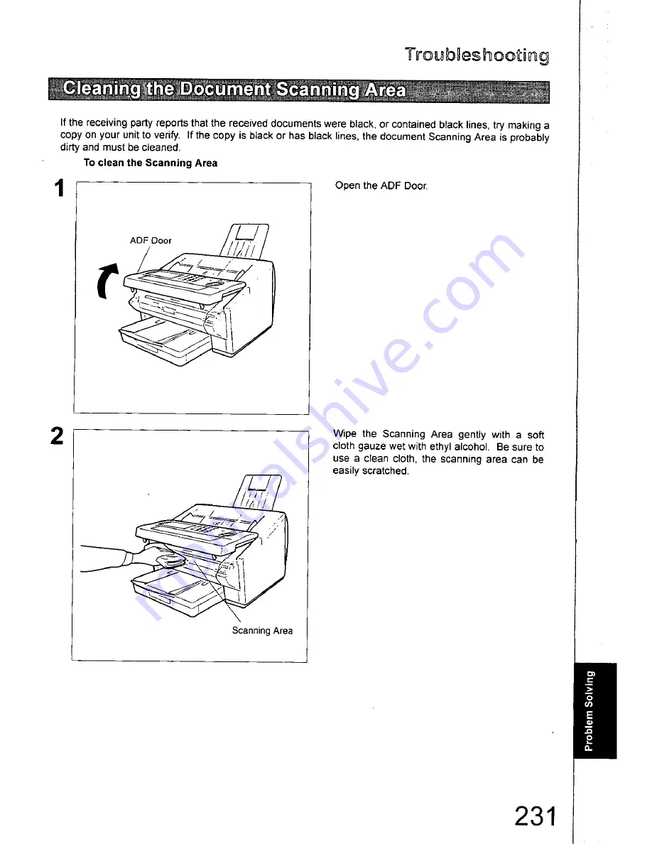 Panasonic DX-800AU Operating Instructions Manual Download Page 231