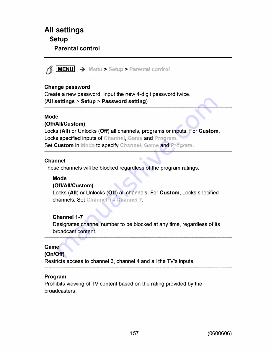 Panasonic E60 Series Ehelp Download Page 65