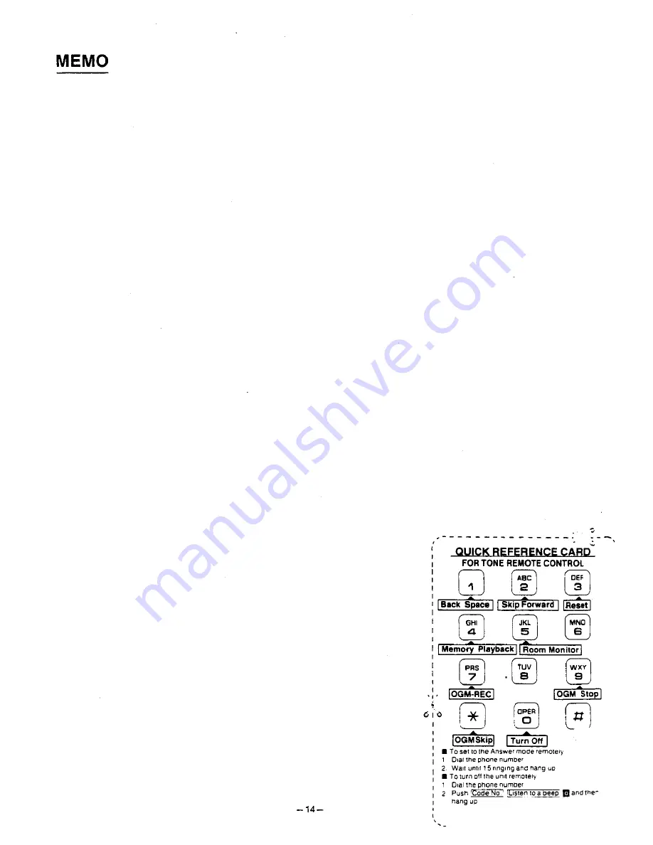 Panasonic EASA-PHONE KX-1423BA Скачать руководство пользователя страница 15