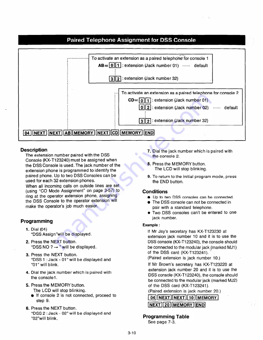 Panasonic EASA-PHONE KX-T123211D Скачать руководство пользователя страница 70