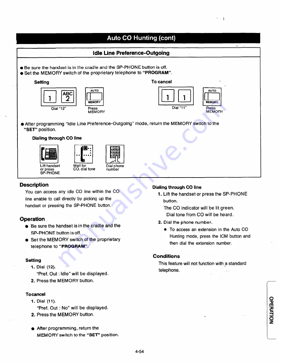 Panasonic EASA-PHONE KX-T123211D Installation Manual Download Page 197