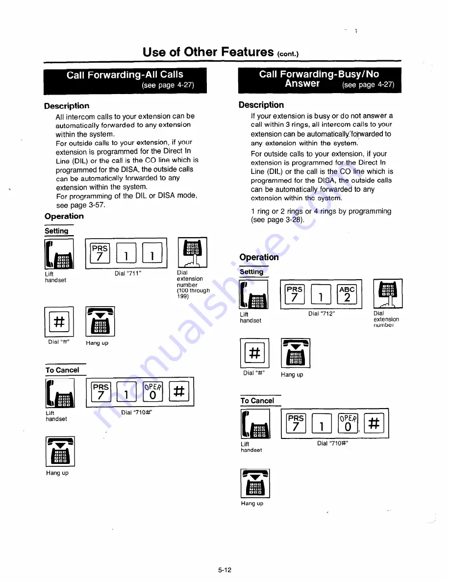 Panasonic EASA-PHONE KX-T123211D Installation Manual Download Page 222