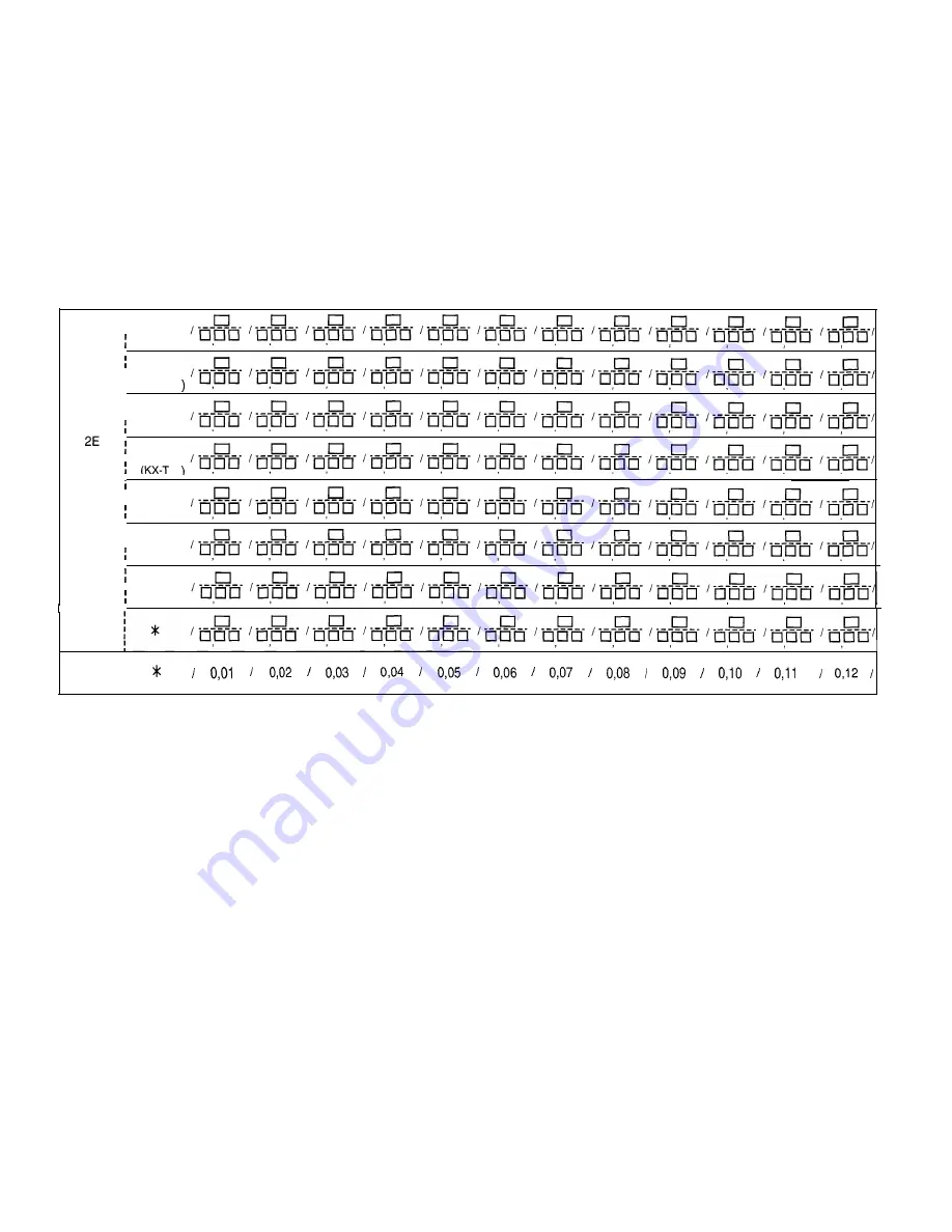 Panasonic EASA-PHONE KX-T123211D Programming Manual Download Page 88