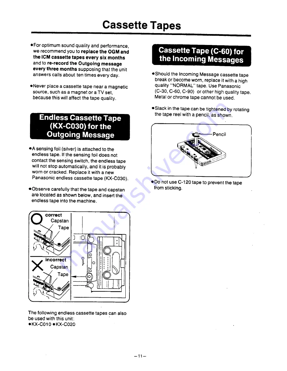 Panasonic Easa-Phone KX-T1423BA Operating Instructions Manual Download Page 12