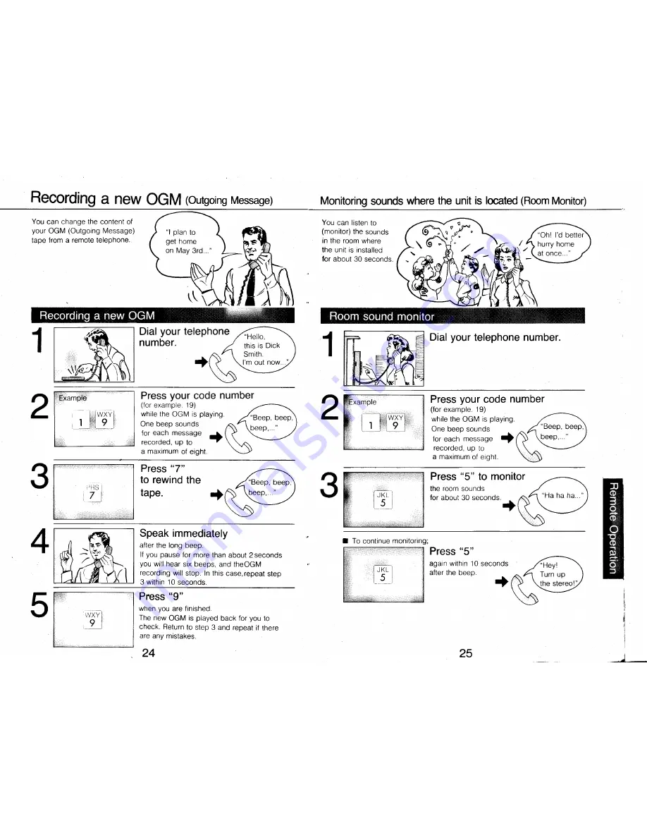 Panasonic Easa-Phone KX-T1460 Operating Instructions Manual Download Page 13