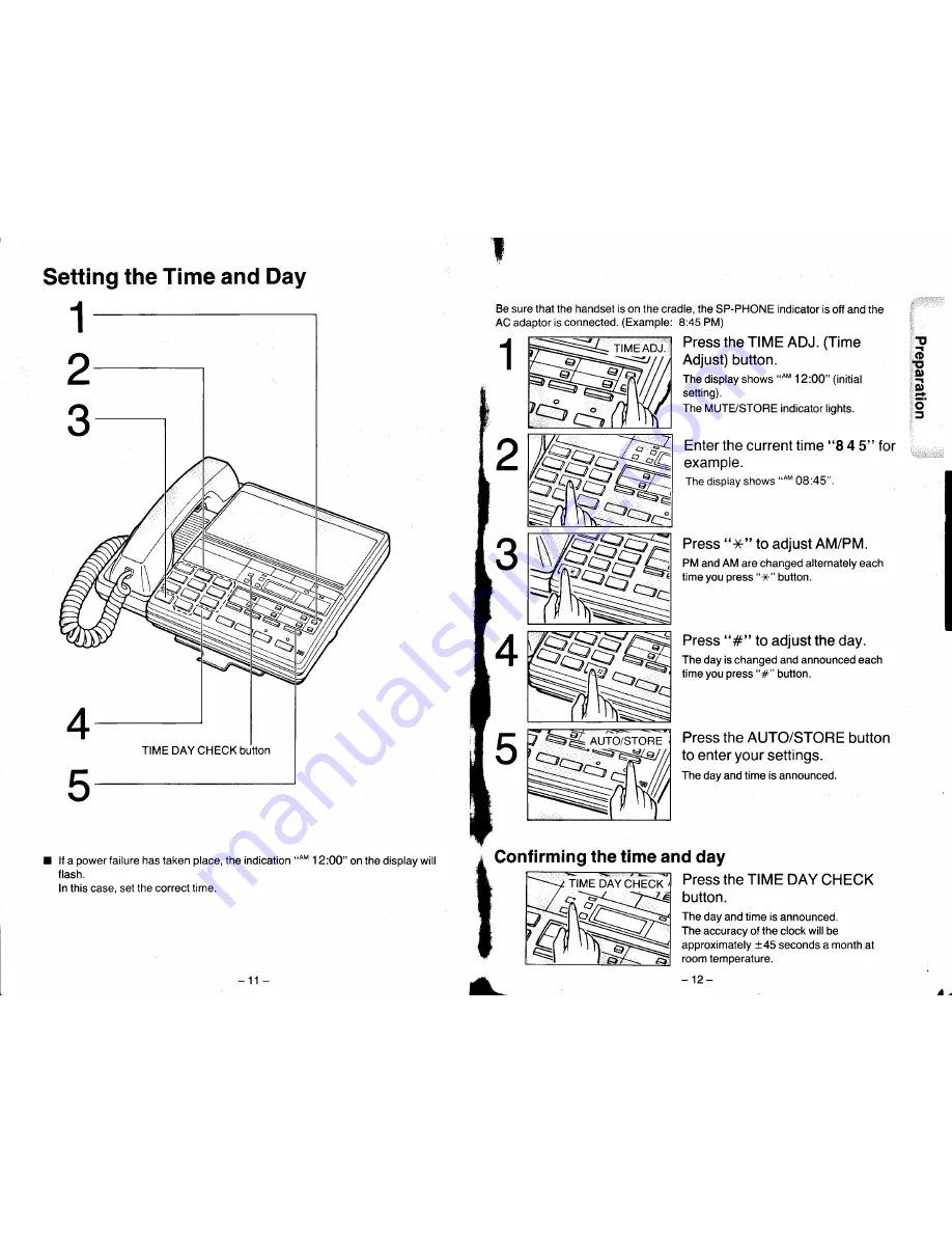 Panasonic EASA-PHONE KX-T2470 Operating Instructions Manual Download Page 10